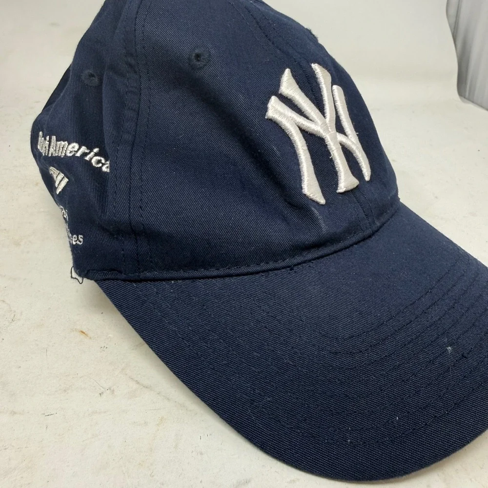 Team MLB New York Yankees Hat Navy Blue Bank of America Adjustable Baseball Cap